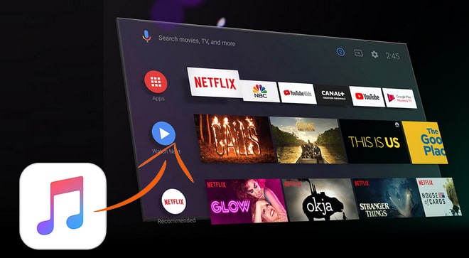 apple music on android tv