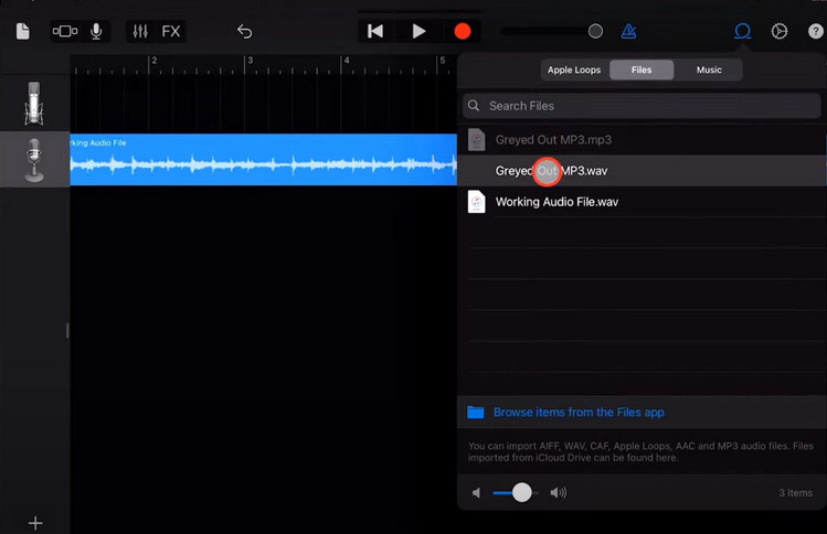 import youtube music to garageband for editing