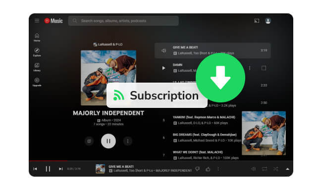 keep youtube music after cancelling premium subscription 