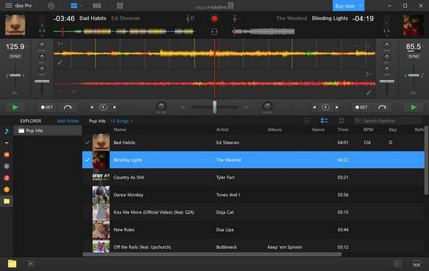 Mix YouTube Music on Djay Pro