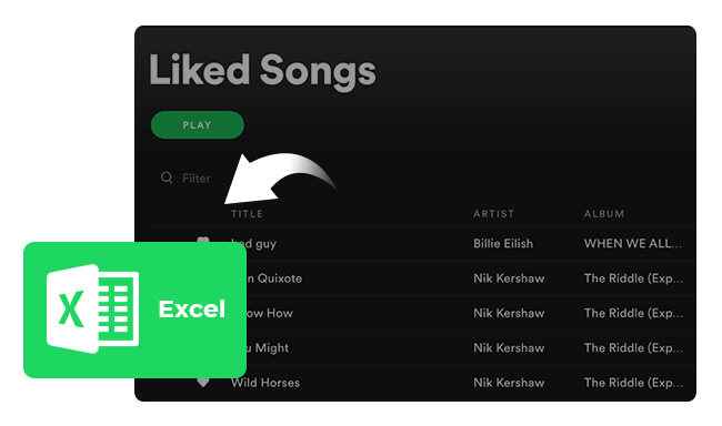 Export Spotify Playlist to Excel