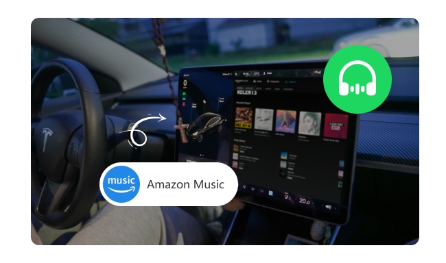 play Amazon Music on Tesla