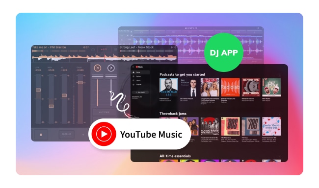 Play YouTube Music on DJ app