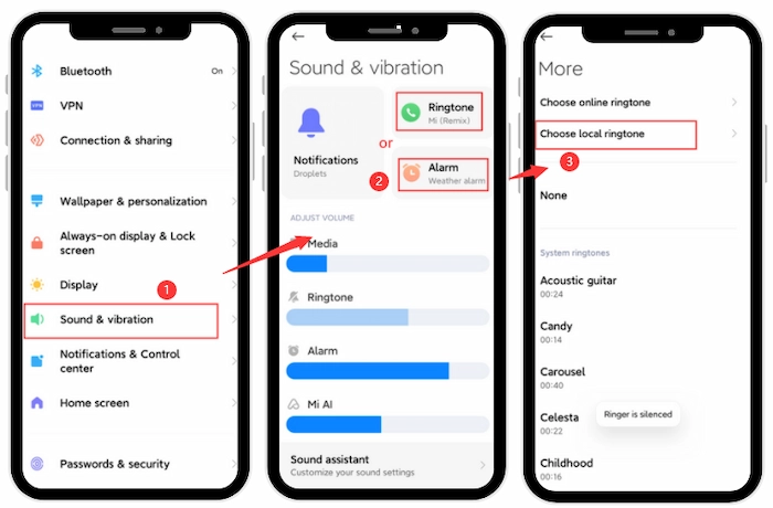 set youtube music as ringtone on android