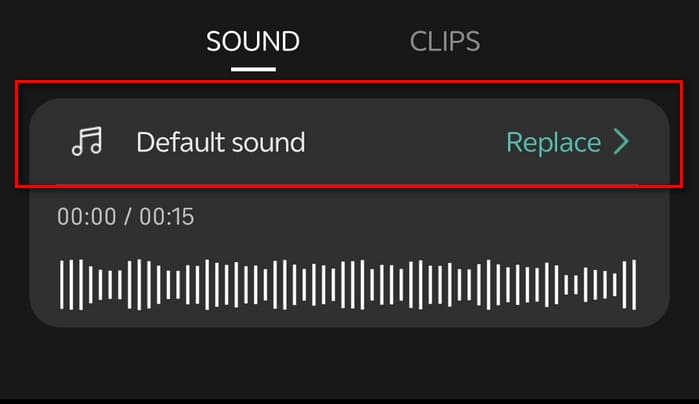 shortcut audio replace