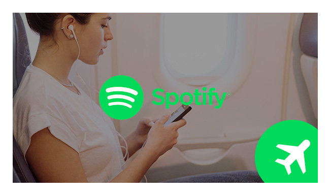 listen to Spotify on plane