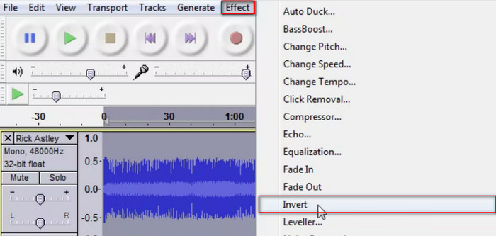 Use Audacity to Isolate Vocals