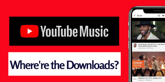 where is youtube music stored