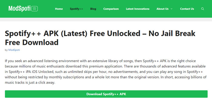 Download Spotify++ APK android