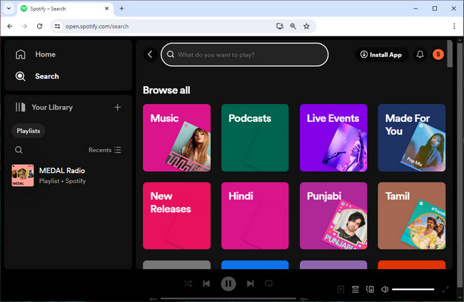 unblocked spotify Use Spotify Web Player