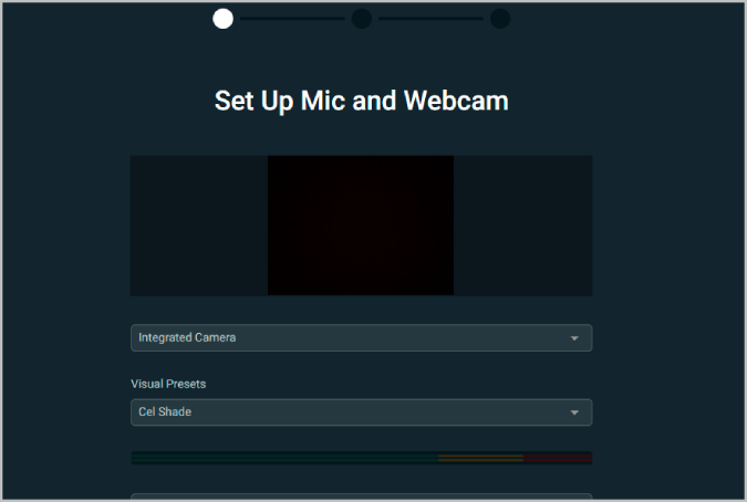 set up mic and webcam on streamlabs